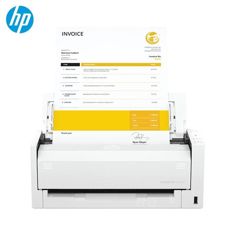 HP 4200 s1 High-Speed A4 Sheet-fed Duplex Color Scanner CN plug (adapter included)
HP 4200 s1 High-Speed A4 Sheet-fed Duplex Color Scanner CN plug (adapter included)