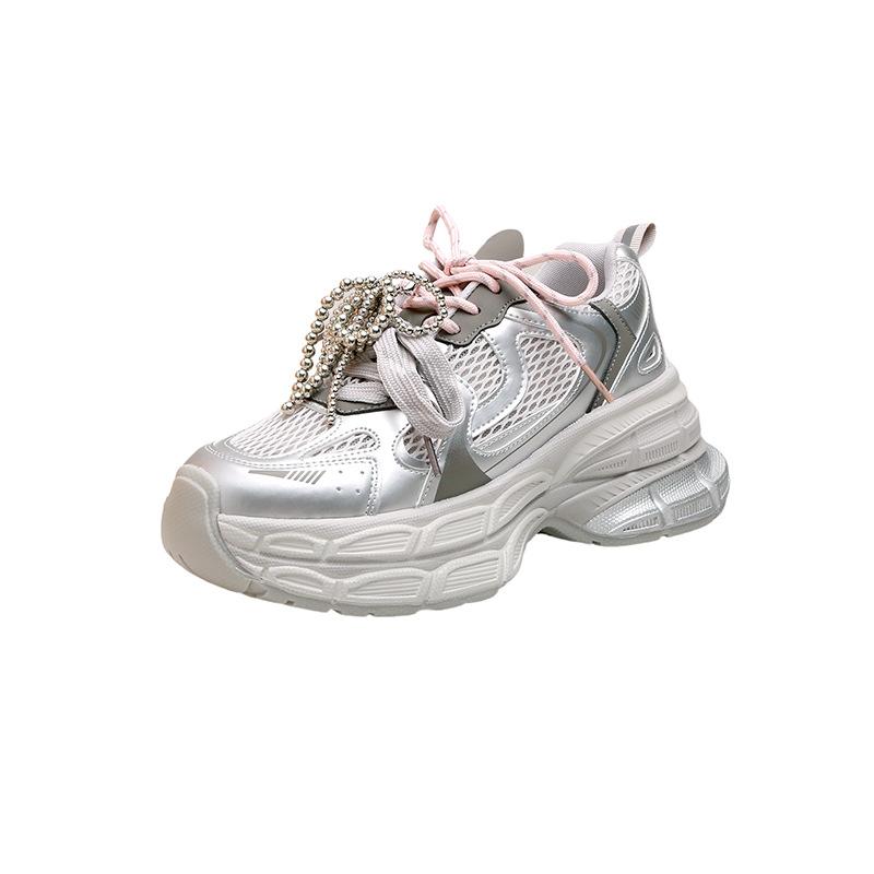 Grape mother, the same 2025 summer double-layer thick-soled heightening gray casual sports shoes women s leather dad shoes 35 розовый цвет-серебро
Grape mother, the same 2025 summer double-layer thick-soled heightening gray casual sports shoes women s leather dad shoes 35 розовый цвет-серебро