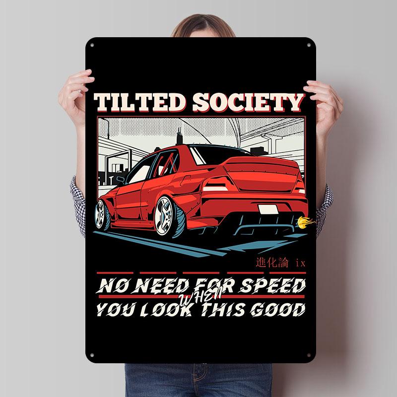 Tilted Society Car Graphic Poster Customized Vintage Metal Signs Wall Art Retro Tin Plaque for Garage Decoration Living Room 7.9x11.8In(20x30cm)
Tilted Society Car Graphic Poster Customized Vintage Metal Signs Wall Art Retro Tin Plaque for Garage Decoration Living Room 7.9x11.8In(20x30cm)