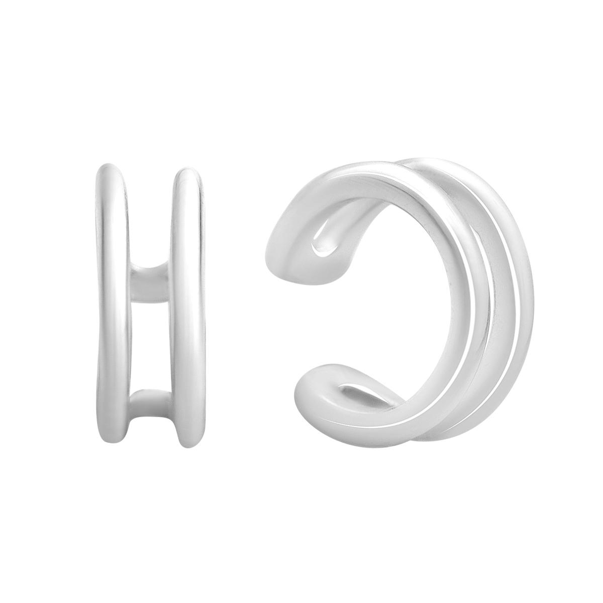 Silver earrings without stones (2208068)
Silver earrings without stones (2208068)