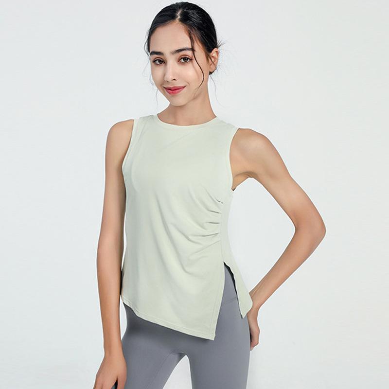 High-End Quick-Dry Nylon Yoga Vest - Sleeveless, Irregular Slit M
High-End Quick-Dry Nylon Yoga Vest - Sleeveless, Irregular Slit M
