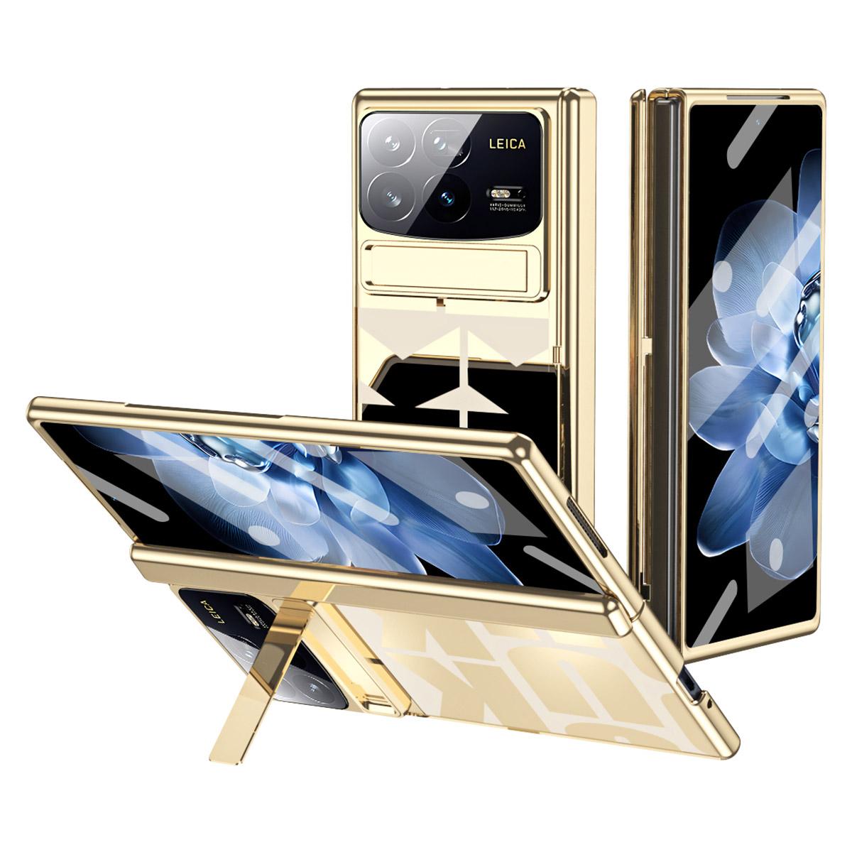 For Xiaomi Mix Fold 4 5G Case Kickstand Hard PC Phone Cover with Tempered Glass Film Gold
For Xiaomi Mix Fold 4 5G Case Kickstand Hard PC Phone Cover with Tempered Glass Film Gold