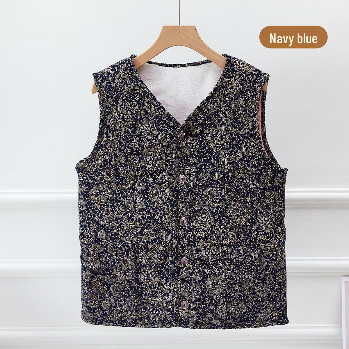 Теплий бавовняний жилет на флісовій підкладці для жінок середнього та похилого віку, ідеальний для мам і бабусь 4XL (120-135 lbs)
Теплий бавовняний жилет на флісовій підкладці для жінок середнього та похилого віку, ідеальний для мам і бабусь 4XL (120-135 lbs)