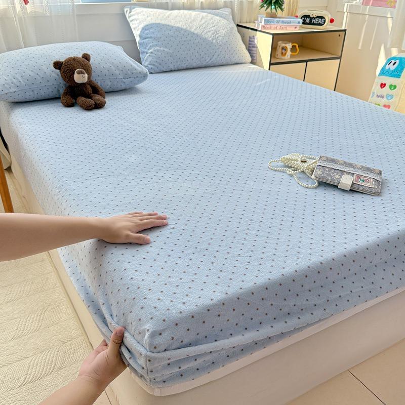 Winter Milk Velvet Elastic Solid Color Bed Sheet Anti-static Machine Washable All Inclusive Non Slip Mattress Protective Cover 1pc-90x200cm
Winter Milk Velvet Elastic Solid Color Bed Sheet Anti-static Machine Washable All Inclusive Non Slip Mattress Protective Cover 1pc-90x200cm
