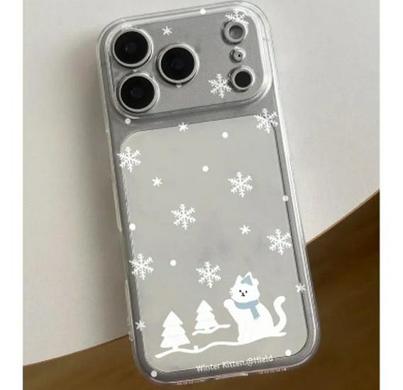 Transparent Snow Kitten Space Shell for Apple 17 Pro Max/16, Drop-Proof for 14/13 Pro iPhone 17 Pro Max
Transparent Snow Kitten Space Shell for Apple 17 Pro Max/16, Drop-Proof for 14/13 Pro iPhone 17 Pro Max