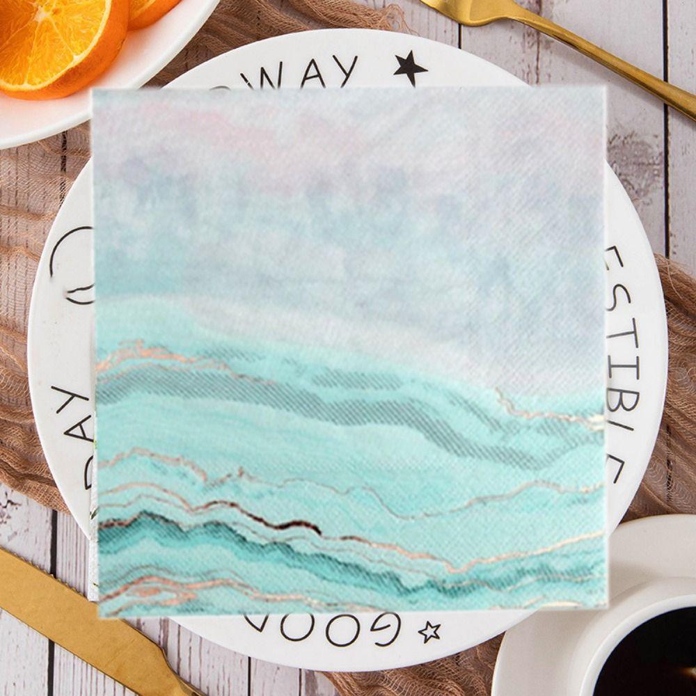 2 packs Disposable Cutlery 2-Ply Ocean Printed Napkins Soft Paper Cocktail Napkins Rose Gold Foil Placemats For Summer Party зелёный
2 packs Disposable Cutlery 2-Ply Ocean Printed Napkins Soft Paper Cocktail Napkins Rose Gold Foil Placemats For Summer Party зелёный