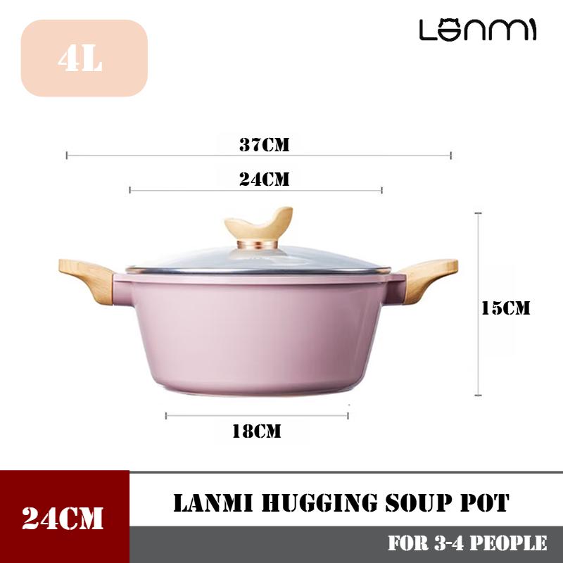 LANMI 24cm Hugging Stock Pots Aluminum Alloy Multi-Cooker Soup Pot for Pasta and Soup Christmas Gift Large Household Capacity 4L
LANMI 24cm Hugging Stock Pots Aluminum Alloy Multi-Cooker Soup Pot for Pasta and Soup Christmas Gift Large Household Capacity 4L