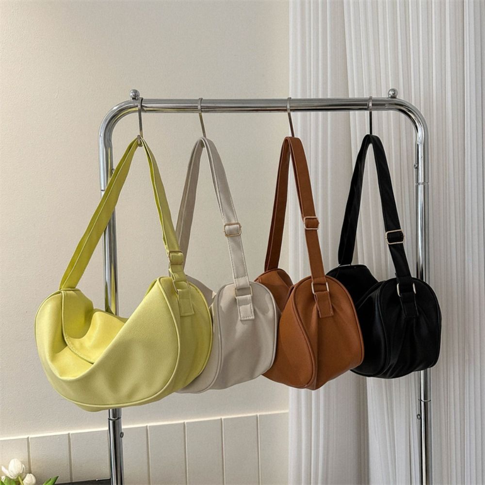 Solid Color Women Crossbody Bag Korean Style Shoulder Bag Dumpling Messenger Bag Outdoor жовтий
Solid Color Women Crossbody Bag Korean Style Shoulder Bag Dumpling Messenger Bag Outdoor жовтий