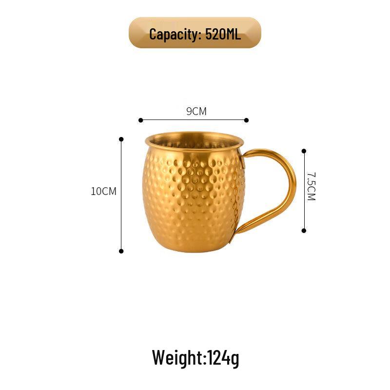 Shanggqi Drum-Shaped Hammered Stainless Steel Coffee Mug Set
Shanggqi Drum-Shaped Hammered Stainless Steel Coffee Mug Set