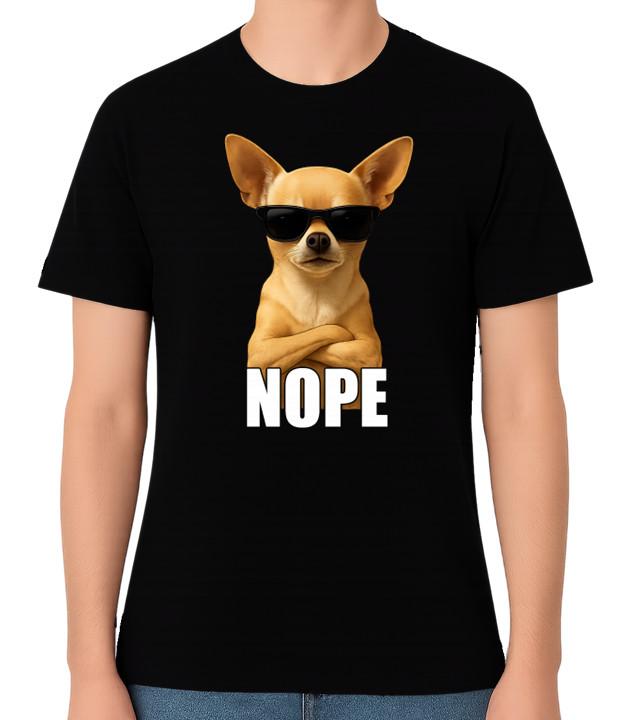 Stubborn Chihuahua Dog Nope Unisex T-Shirt S
Stubborn Chihuahua Dog Nope Unisex T-Shirt S