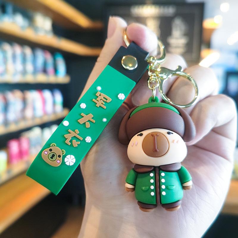 5th Generation Military Jacket Capibara Keychain Doll Machine Ornament Gift for Bestie Cute Piggy Personalized Gifts Y2k Cute
5th Generation Military Jacket Capibara Keychain Doll Machine Ornament Gift for Bestie Cute Piggy Personalized Gifts Y2k Cute