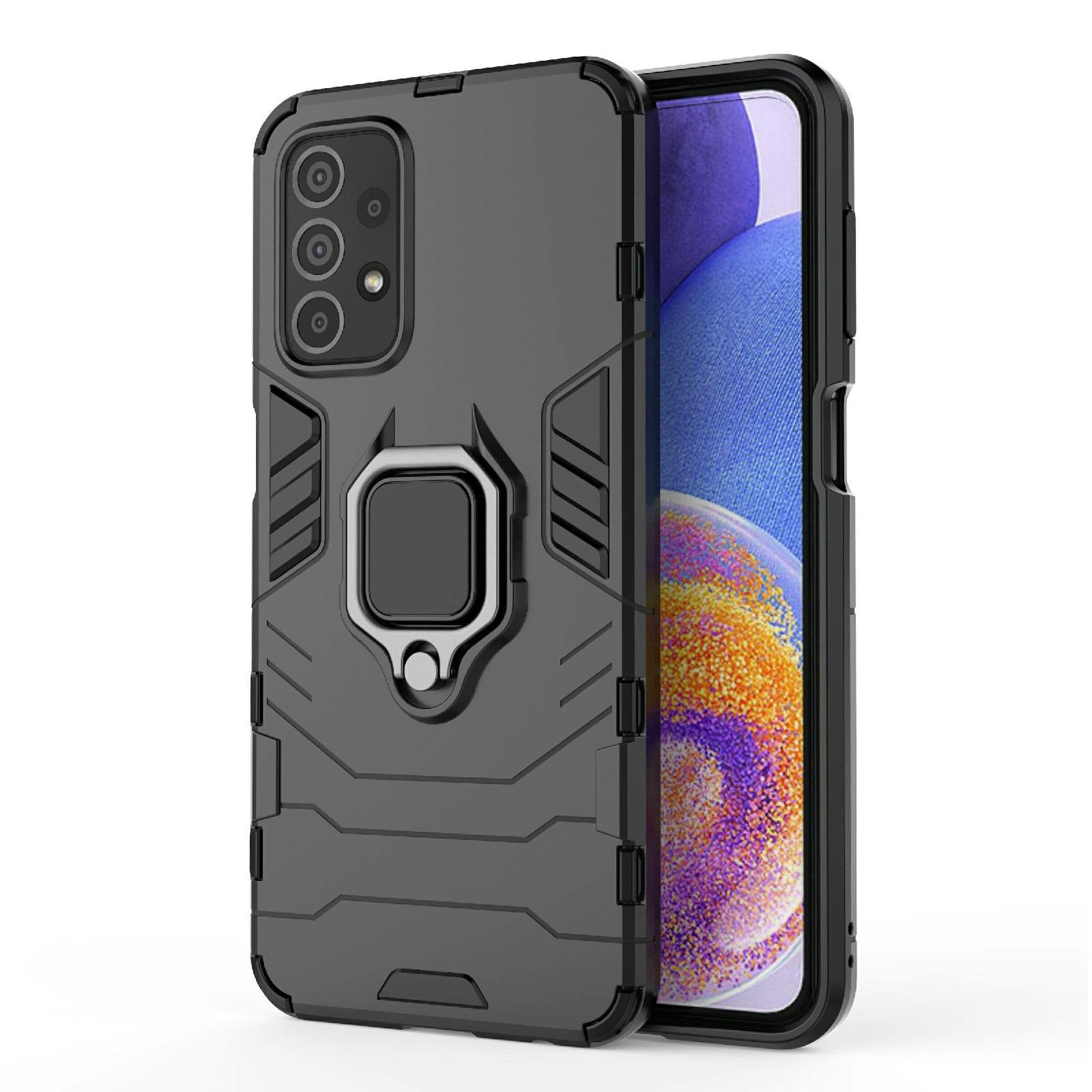 Ring Kickstand Phone Case for Samsung Galaxy A23 4G/5G (Global Version),Soft TPU+Hard PC Anti-drop Protective Cover Black
Ring Kickstand Phone Case for Samsung Galaxy A23 4G/5G (Global Version),Soft TPU+Hard PC Anti-drop Protective Cover Black