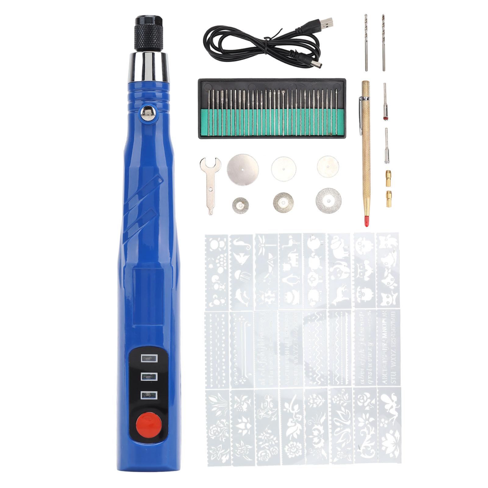 Electric Engraving Pen USB Charging 3 Adjustable Speed Cordless ABS Mini Electric Carving Pen
Electric Engraving Pen USB Charging 3 Adjustable Speed Cordless ABS Mini Electric Carving Pen
