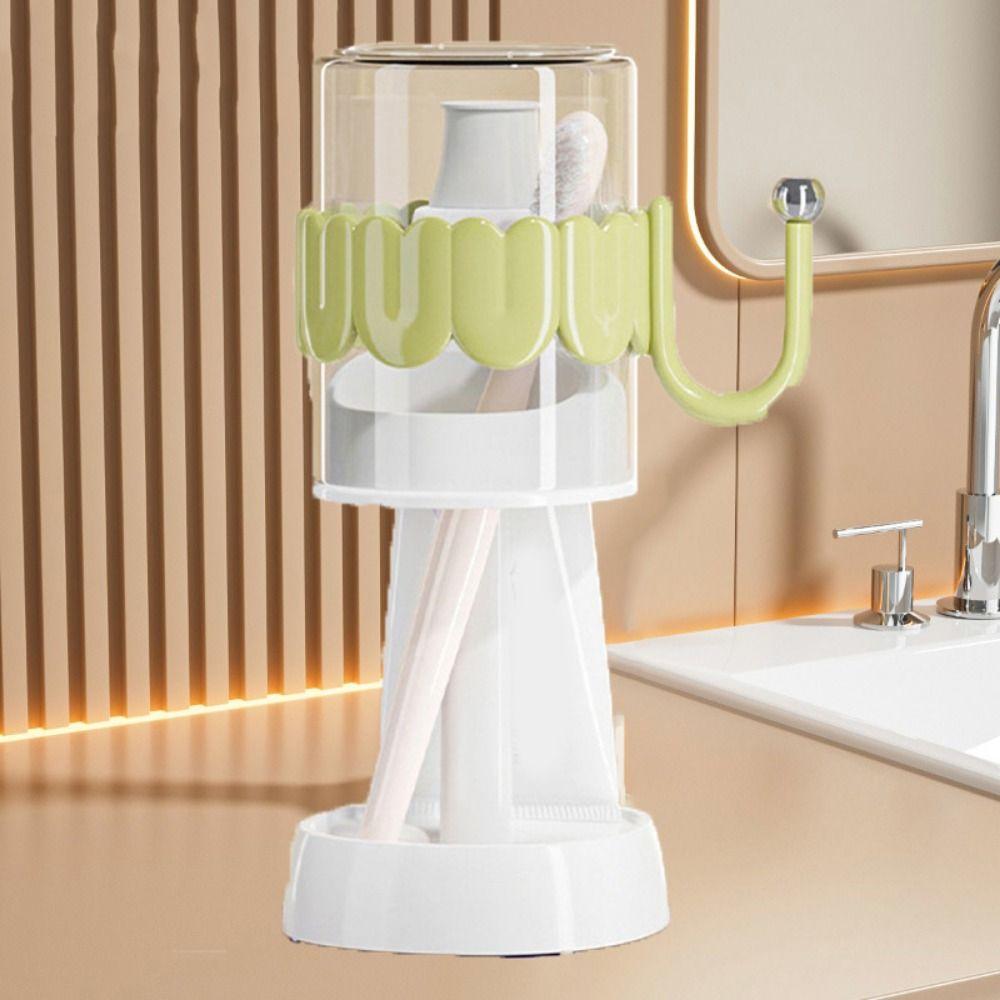 Space Saving Adjustable Toothbrush Holder Dustproof Electric Toothbrush Shelf Travel зелений
Space Saving Adjustable Toothbrush Holder Dustproof Electric Toothbrush Shelf Travel зелений