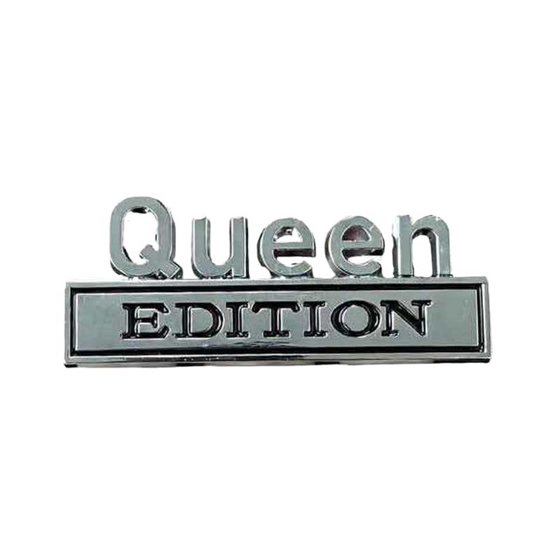 Queen Edition 3D Emblem Sticker, Badge Durable Metal Construction Funny Decals For Car Truck Suv Motorcycle Easy Peel And Stick
Queen Edition 3D Emblem Sticker, Badge Durable Metal Construction Funny Decals For Car Truck Suv Motorcycle Easy Peel And Stick