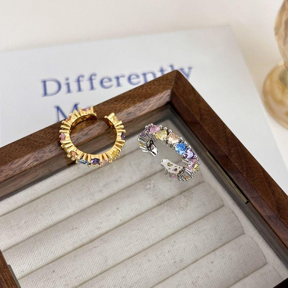 Colorful Zircon Heart Finger Rings Geometric Love Zircon Open Ring Ins Heart Opening Rings Couple золотистый
Colorful Zircon Heart Finger Rings Geometric Love Zircon Open Ring Ins Heart Opening Rings Couple золотистый