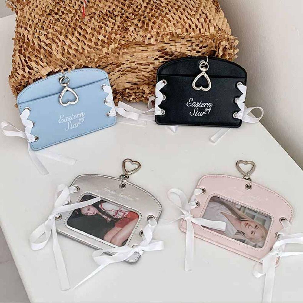 DIY PU Photocard Holder Ribbon Bus Card Holder Cute Balletcore Photocard Holder Outdoor рожевий
DIY PU Photocard Holder Ribbon Bus Card Holder Cute Balletcore Photocard Holder Outdoor рожевий