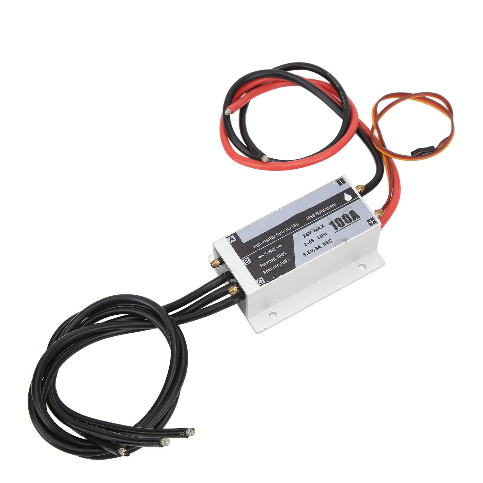 RC 100A ESC Insulation Anti Corrosion Exquisite Workmanship Environmental Friendly Waterproof ESC Brushless
RC 100A ESC Insulation Anti Corrosion Exquisite Workmanship Environmental Friendly Waterproof ESC Brushless