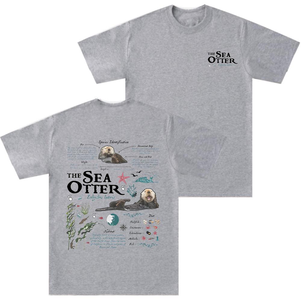 Sea Otters Monterey Bay Aquarium T Shirts Comfort Cotton High Quality Tshirts Otter Lover Gifts Unisex Tee Soft Texture Clothes 4XL
Sea Otters Monterey Bay Aquarium T Shirts Comfort Cotton High Quality Tshirts Otter Lover Gifts Unisex Tee Soft Texture Clothes 4XL