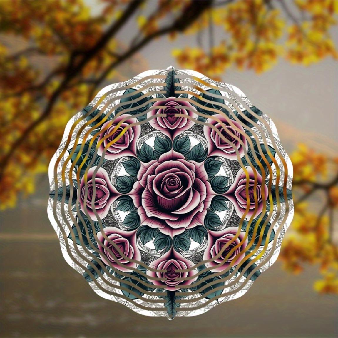 Floral Metal Wind Chime Elegant Rose Design Intricate Cutout Pattern for Outdoor Indoor Garden Patio Yard Home Decor All Season Hanging Ornament 01A
Floral Metal Wind Chime Elegant Rose Design Intricate Cutout Pattern for Outdoor Indoor Garden Patio Yard Home Decor All Season Hanging Ornament 01A