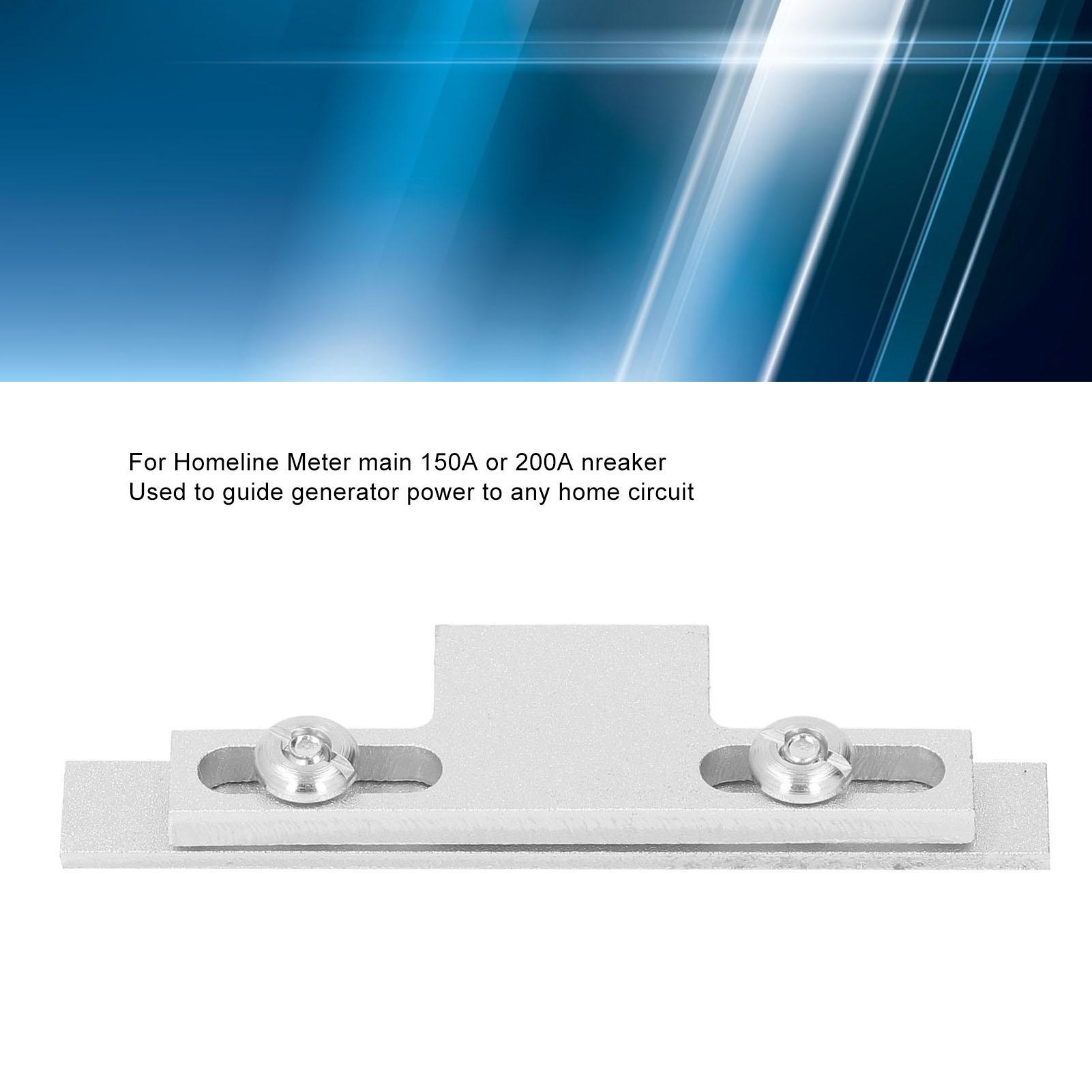 Interlocking Plate Set Glossy Finish Generator Circuit Interlock Kit SD200SA Good Compatibility with 2 Ties for Home Breaker
Interlocking Plate Set Glossy Finish Generator Circuit Interlock Kit SD200SA Good Compatibility with 2 Ties for Home Breaker