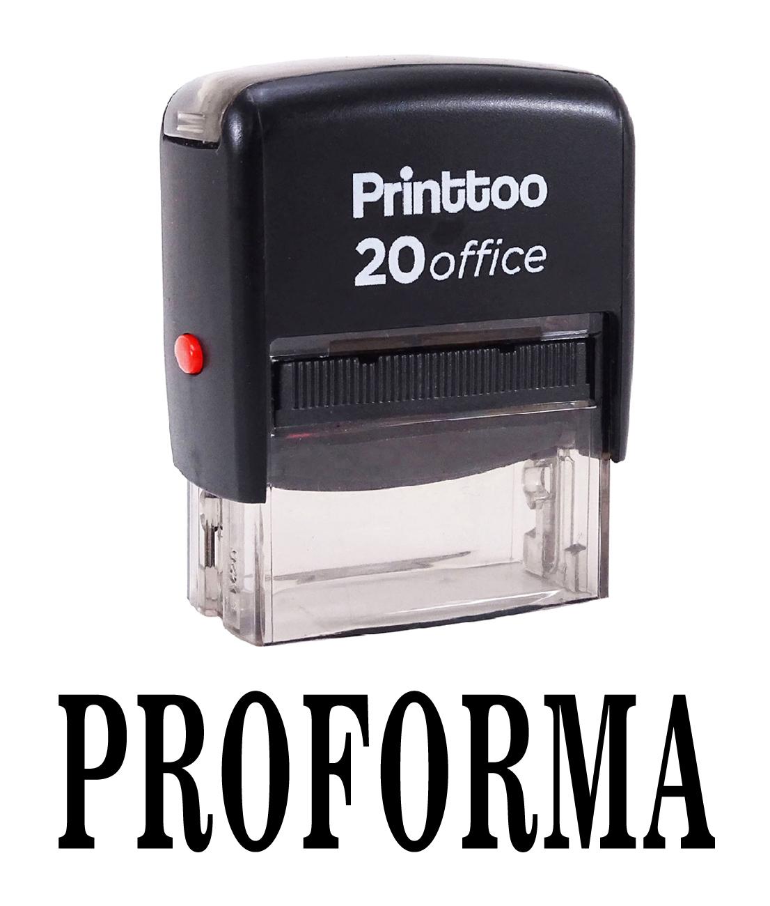 Printtoo Rubber Stamp PROFORMA Custom Stamp Self Inking Office 14 mm x 38 mm (Approx) чёрный
Printtoo Rubber Stamp PROFORMA Custom Stamp Self Inking Office 14 mm x 38 mm (Approx) чёрный