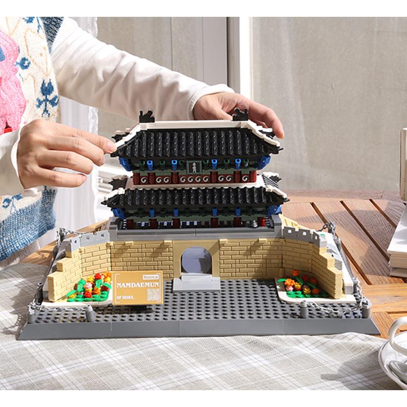 Creative World Famous Historical Architecture Block Korea Chongli Gate Assembly Build Brick Landscape Toy Collection for Gifts
Creative World Famous Historical Architecture Block Korea Chongli Gate Assembly Build Brick Landscape Toy Collection for Gifts