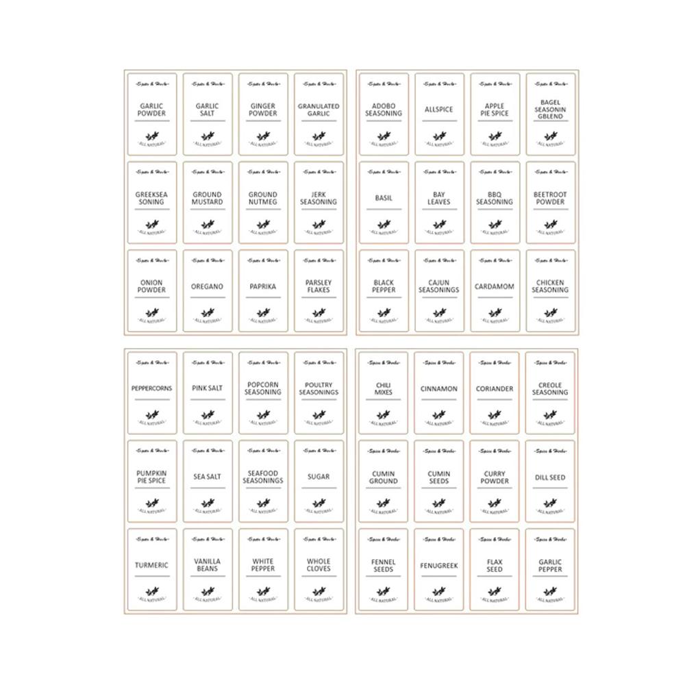Spice Jar Labels Preprinted Minimalist Stickers Waterproof Label Fit Round or Rectangle Spice Jars Herb Seasoning Kitchen Pantry
Spice Jar Labels Preprinted Minimalist Stickers Waterproof Label Fit Round or Rectangle Spice Jars Herb Seasoning Kitchen Pantry