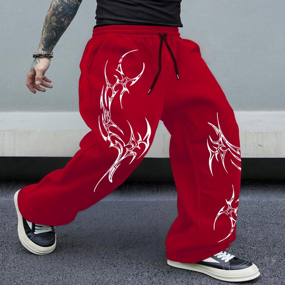 Gothic Printed Elastic Waist Sports Pants, Elastic Loose Casual Street Retro Straight Leg Sports Wide Leg Pants XXL
Gothic Printed Elastic Waist Sports Pants, Elastic Loose Casual Street Retro Straight Leg Sports Wide Leg Pants XXL