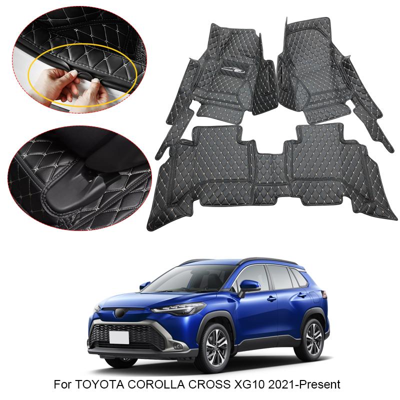 3D полный объемный автомобильный напольный коврик для Toyota Corolla Cross XG10 2021-2025, подкладка для ног, ковер из искусственной кожи, водонепроницаемый аксессуар
3D полный объемный автомобильный напольный коврик для Toyota Corolla Cross XG10 2021-2025, подкладка для ног, ковер из искусственной кожи, водонепроницаемый аксессуар