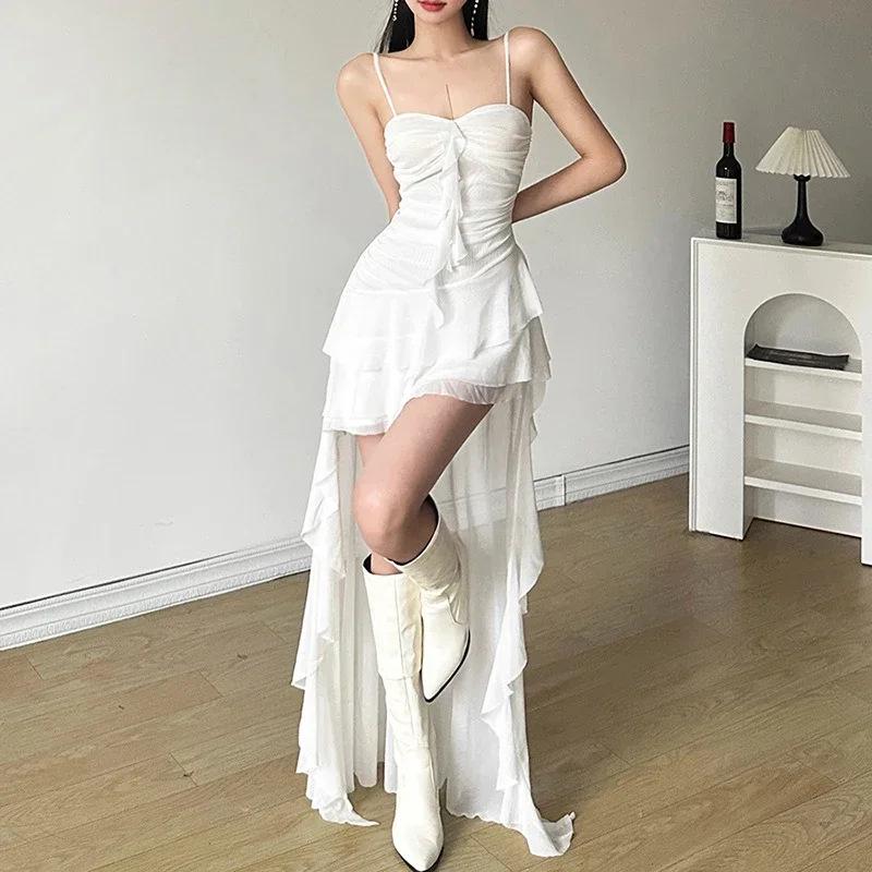 Women s Summer Mesh Strappy Dress - Waist-Cinching, Slimming, Irregular Hem XL білий
Women s Summer Mesh Strappy Dress - Waist-Cinching, Slimming, Irregular Hem XL білий