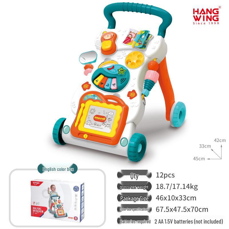 Многофункциональные детские ходунки с музыкой и защитой от опрокидывания
Многофункциональные детские ходунки с музыкой и защитой от опрокидывания