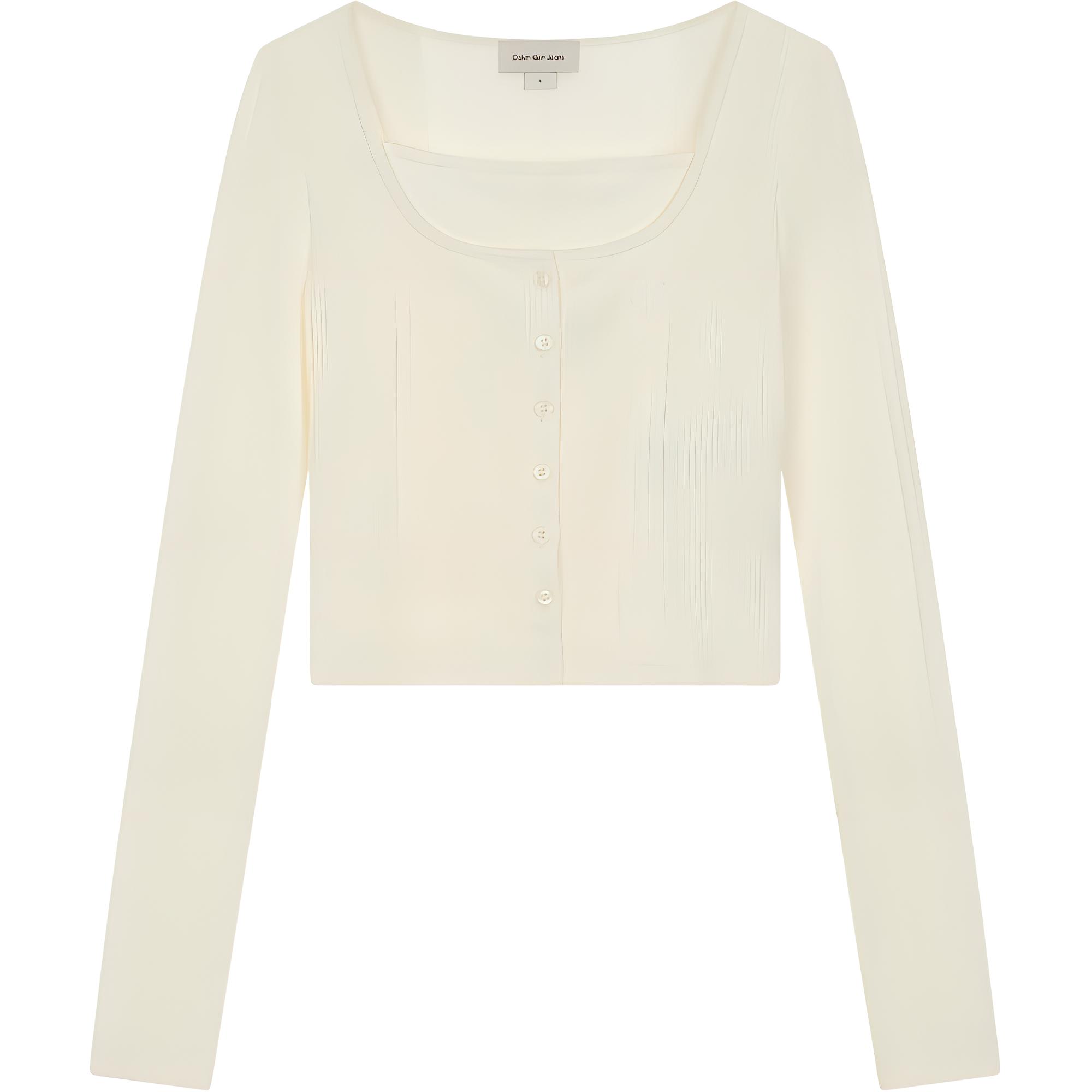 Calvin Klein Short Slim Fit Solid Long Sleeve Casual Set Women sets White J225096-YBI S
Calvin Klein Short Slim Fit Solid Long Sleeve Casual Set Women sets White J225096-YBI S