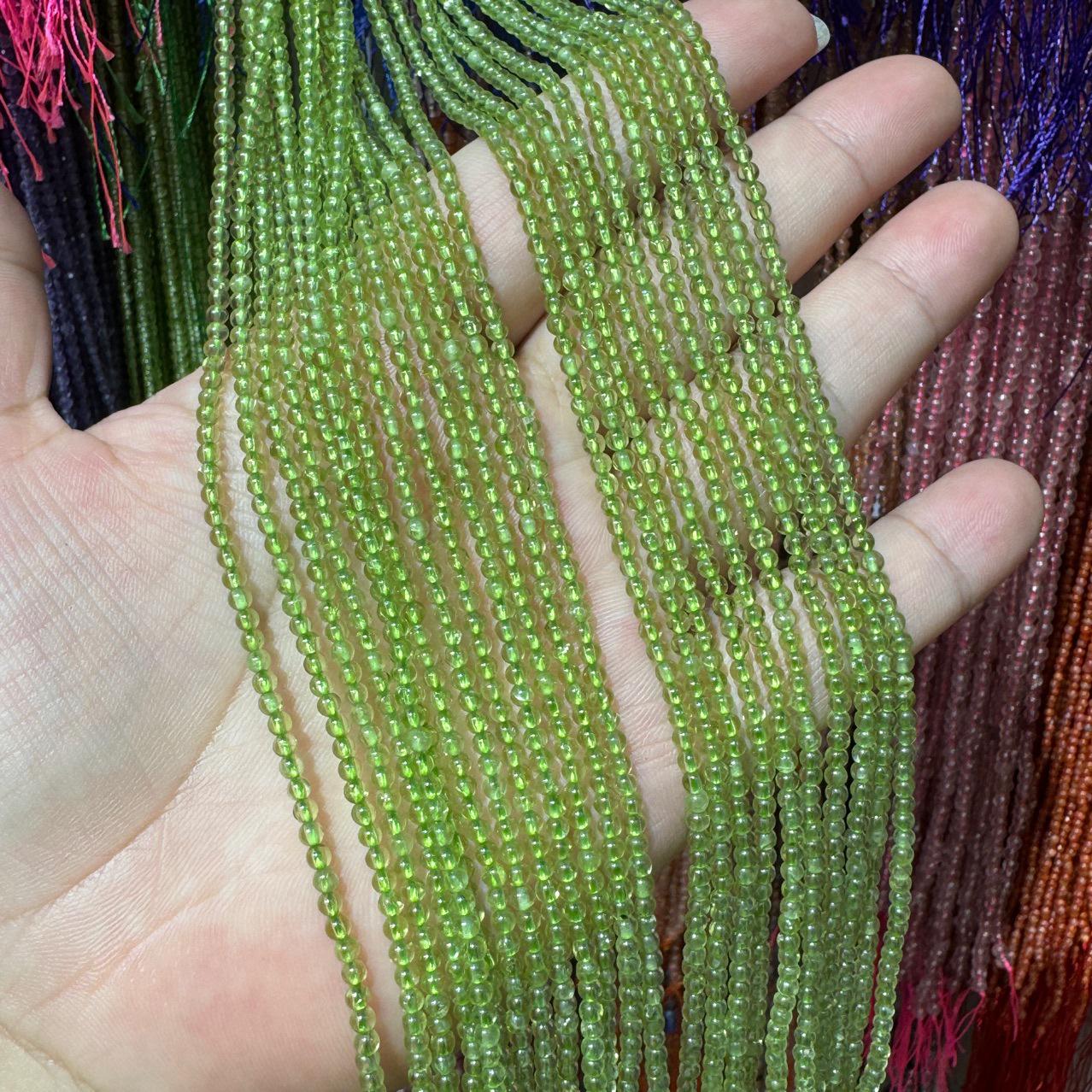 2mm Natural Green Peridot Round Bead Bracelet Necklace Semi-finished Loose Beads DIY Jewelry.
2mm Natural Green Peridot Round Bead Bracelet Necklace Semi-finished Loose Beads DIY Jewelry.