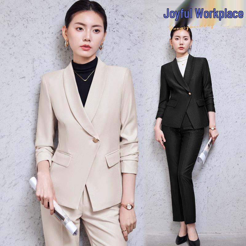 2024 Spring/Autumn Women s Professional Suit Set: Black Blazer for Hotel Manager & Receptionist XXL
2024 Spring/Autumn Women s Professional Suit Set: Black Blazer for Hotel Manager & Receptionist XXL