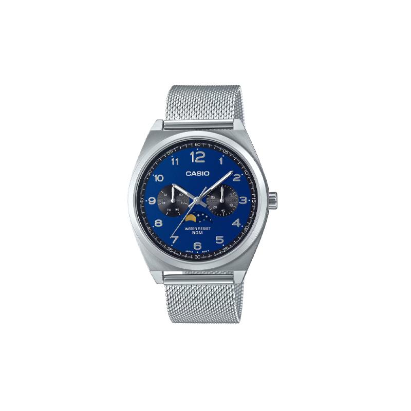 Casio series quartz movement stainless steel strap Japanese and Korean watch men s watch blue dial MTP-M300M-2AV синій
Casio series quartz movement stainless steel strap Japanese and Korean watch men s watch blue dial MTP-M300M-2AV синій