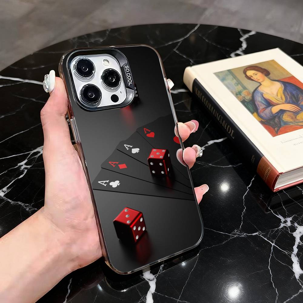 Play P-Poker Fashion Phone Case For iPhone 17,16,15,14,13,12,11 Plus,Pro Max,XS,Colorful Silver Black Cover iPhone15plus
Play P-Poker Fashion Phone Case For iPhone 17,16,15,14,13,12,11 Plus,Pro Max,XS,Colorful Silver Black Cover iPhone15plus