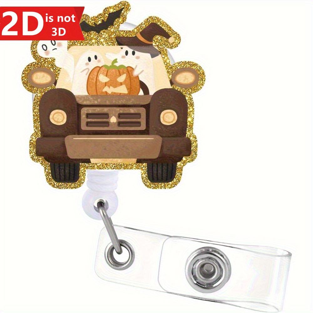 Halloween Badge Clip with expandable crocodile clip. Weird truck design for nurses & office workers. прозорий
Halloween Badge Clip with expandable crocodile clip. Weird truck design for nurses & office workers. прозорий