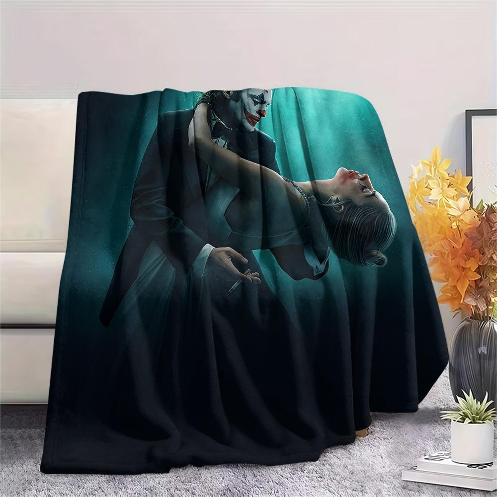 The Joker and Harley Quinn Flannel Blanket, Cozy Comfortable Throw for Home Bedroom, Ideal Gift for Movie Fans 75x90cm
The Joker and Harley Quinn Flannel Blanket, Cozy Comfortable Throw for Home Bedroom, Ideal Gift for Movie Fans 75x90cm