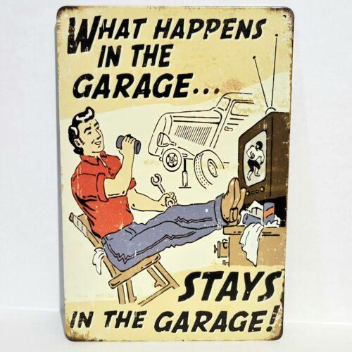What Happens In The Garage Funny Rustic Vintage Metal Tin Signs Man Cave GarageAluminum 30x40cm(11.8x15.7inch)
What Happens In The Garage Funny Rustic Vintage Metal Tin Signs Man Cave GarageAluminum 30x40cm(11.8x15.7inch)