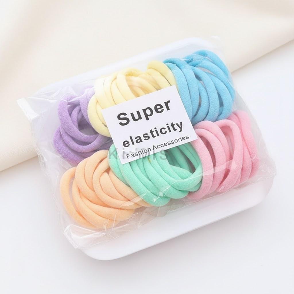50Pcs High Elastic Solid Color Hair Ties Ponytail Holders for Women Girls Kids Accessories
50Pcs High Elastic Solid Color Hair Ties Ponytail Holders for Women Girls Kids Accessories