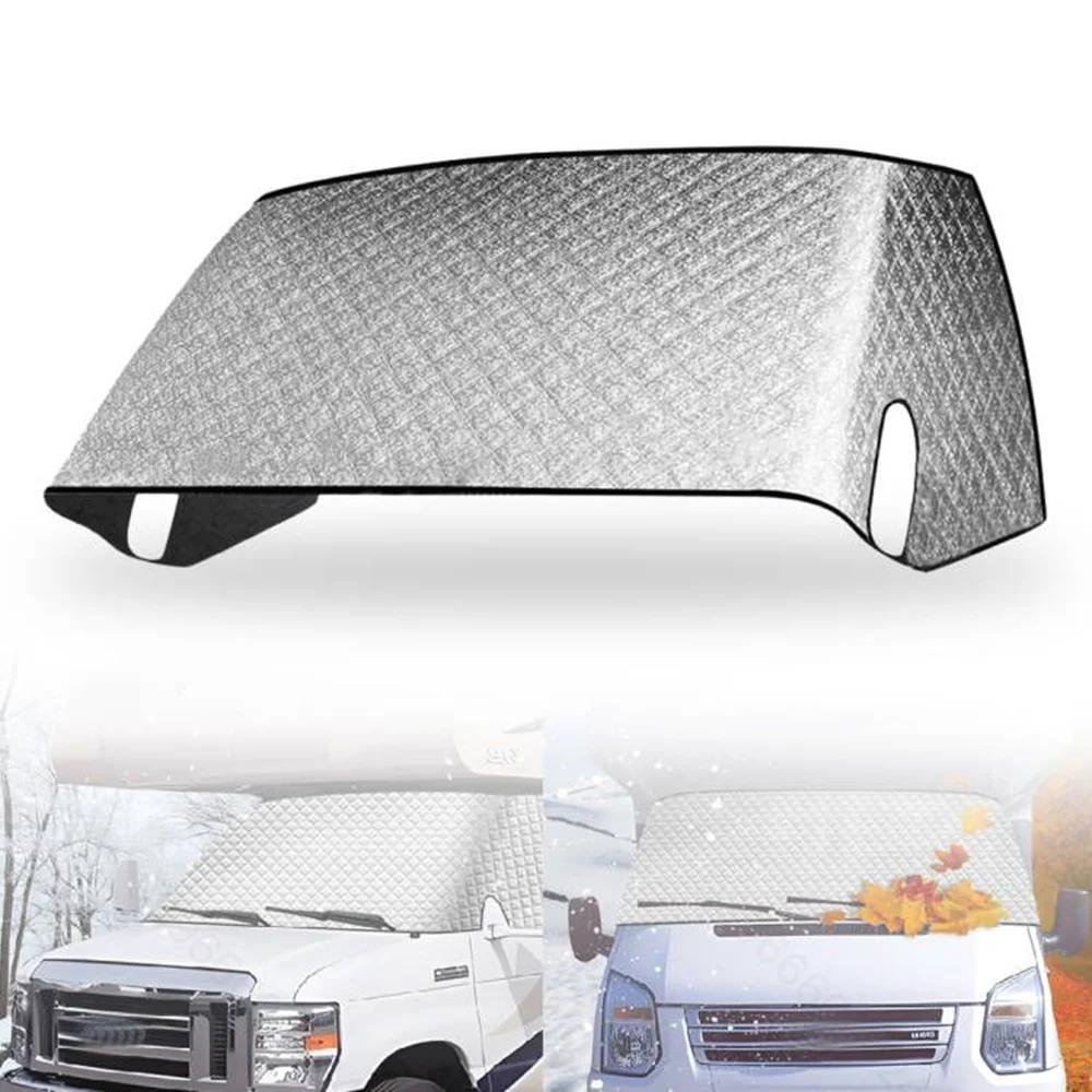 RV Windshield Window Snow Cover for Class C Ford E450 1997-2025 Motorhome Front Window Sunshade Cover 4 Layers Laser Colorful- срібний
RV Windshield Window Snow Cover for Class C Ford E450 1997-2025 Motorhome Front Window Sunshade Cover 4 Layers Laser Colorful- срібний