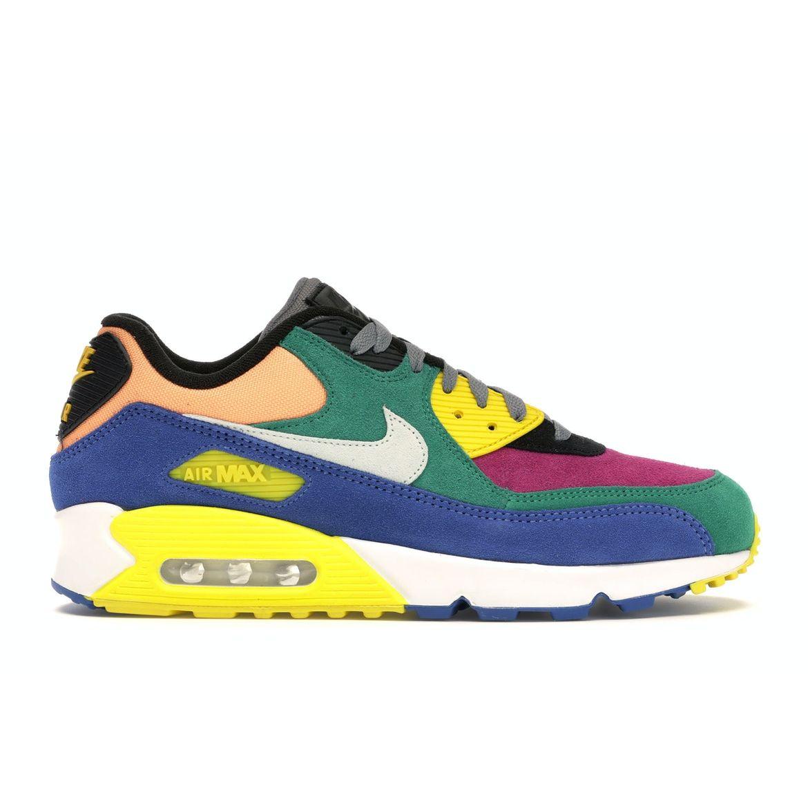 Кроссовки унисекс Nike Air Max 90 QS Viotech 2.0, разноцветные, ярко-зеленые, едва-серые, Game-Royal CD0917-300
Кроссовки унисекс Nike Air Max 90 QS Viotech 2.0, разноцветные, ярко-зеленые, едва-серые, Game-Royal CD0917-300