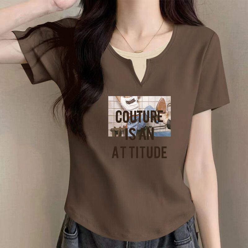 Women s Irregular Short Sleeve T-Shirt, 2026 Style - Slim Fit, Flattering Curved Hem, Simple Round Neck, Versatile Design. 3XL (Recommended 135-150 jin)
Women s Irregular Short Sleeve T-Shirt, 2026 Style - Slim Fit, Flattering Curved Hem, Simple Round Neck, Versatile Design. 3XL (Recommended 135-150 jin)