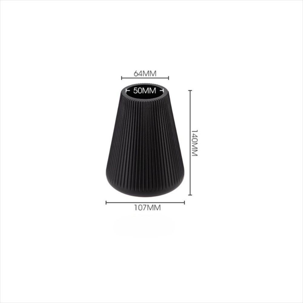 Solid Color Water Cultivation Vase Plastic Flower Arrangement Vase Nordic Flower Vase Black-S
Solid Color Water Cultivation Vase Plastic Flower Arrangement Vase Nordic Flower Vase Black-S
