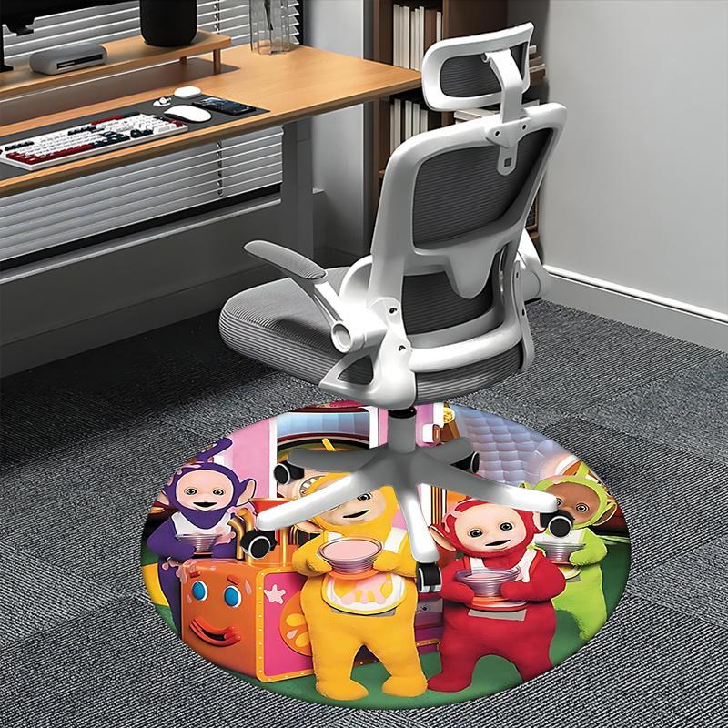 Teletubbies,Character Print Chair mat Round Rug-Office carpet, Machine Washable, Non-slip, Suitable for Living Rooms, Bedrooms, Entryways, a 80cm by 80cm
Teletubbies,Character Print Chair mat Round Rug-Office carpet, Machine Washable, Non-slip, Suitable for Living Rooms, Bedrooms, Entryways, a 80cm by 80cm