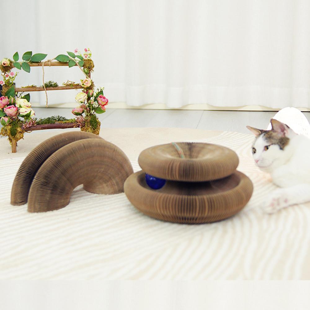 Magic Organ Cat Scratching Board with Bell Corrugated Paper Interactive Claw Grinding Toy ST Rhombus
Magic Organ Cat Scratching Board with Bell Corrugated Paper Interactive Claw Grinding Toy ST Rhombus