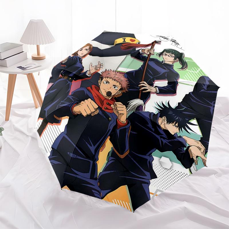 1pc Tokyo Jujutsu High School Automatic Opening Umbrella Portable 3-Fold Design with Iron Frame Outdoor Ideal Gift for Fans, Travelers, Daily Use Perf
1pc Tokyo Jujutsu High School Automatic Opening Umbrella Portable 3-Fold Design with Iron Frame Outdoor Ideal Gift for Fans, Travelers, Daily Use Perf