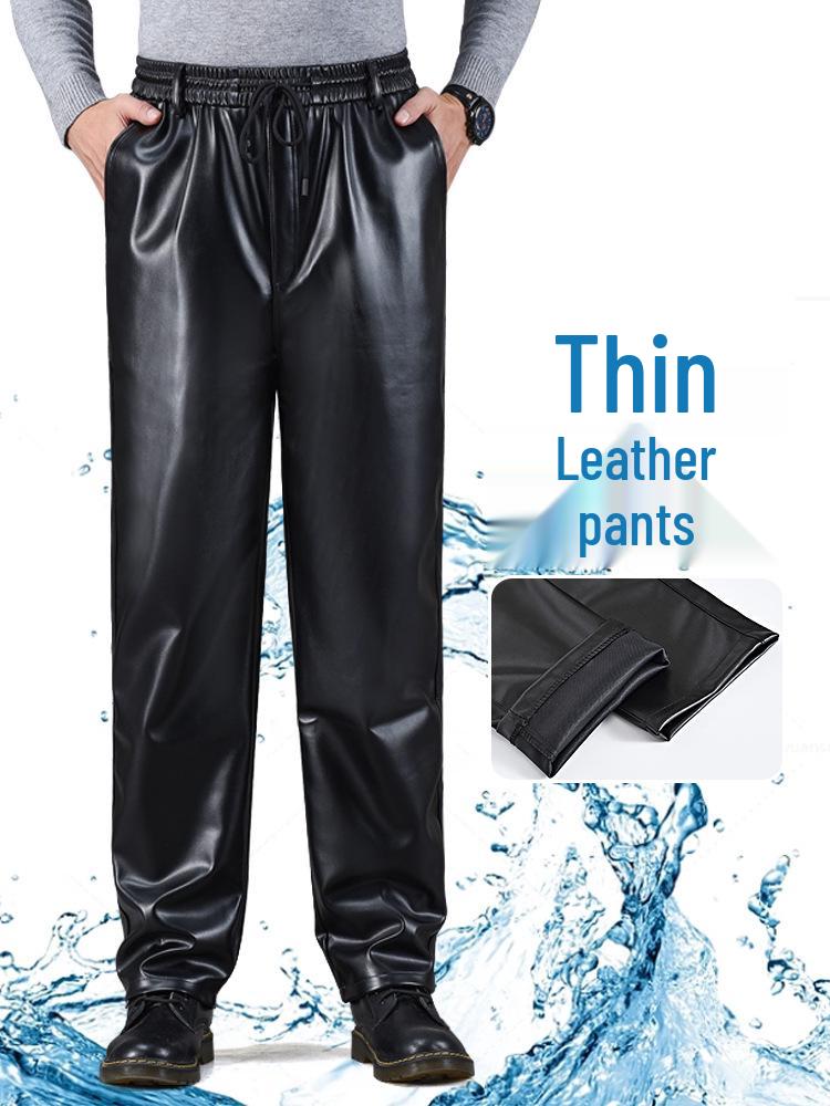 Men s Waterproof Leather Work Pants - Oil-Proof, Loose Fit, Plus Velvet, Thickened for Spring/Summer, Middle-Aged & Elderly Styles. XL (90-110 lbs)
Men s Waterproof Leather Work Pants - Oil-Proof, Loose Fit, Plus Velvet, Thickened for Spring/Summer, Middle-Aged & Elderly Styles. XL (90-110 lbs)