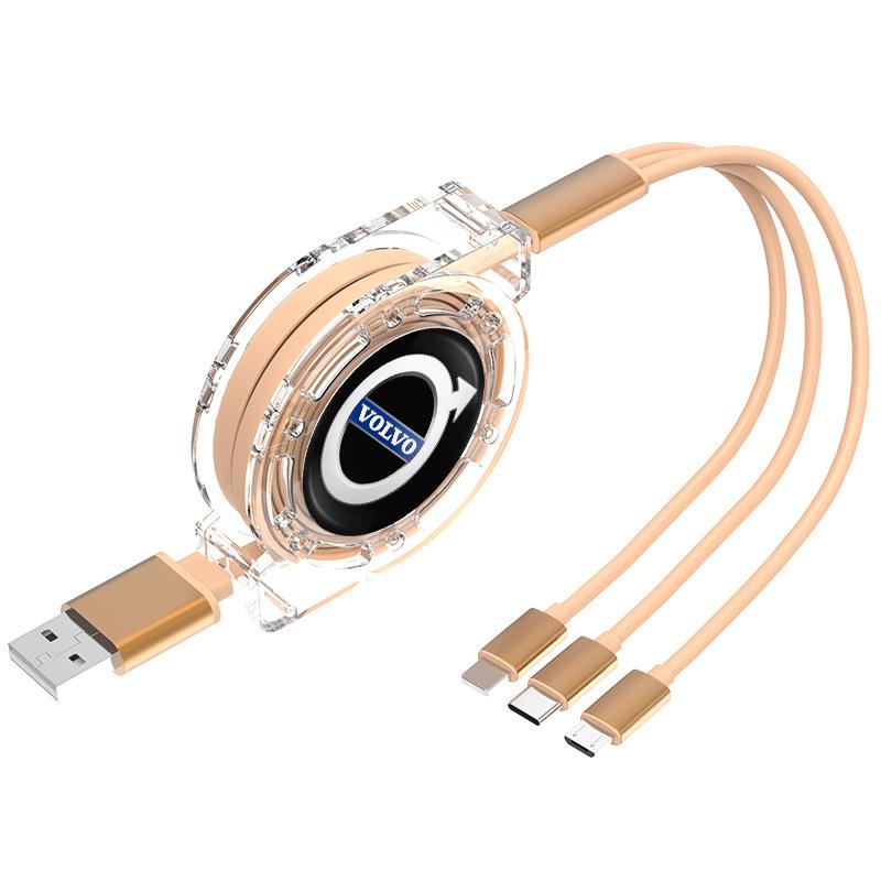 Car Telescopic 3 In 1 USB Type C Charging Cable Multi Charger For Volvo ES90 EC40 EX40 EM90 XC90 V90 V60 XC60 V40 S80 S60 S90
Car Telescopic 3 In 1 USB Type C Charging Cable Multi Charger For Volvo ES90 EC40 EX40 EM90 XC90 V90 V60 XC60 V40 S80 S60 S90